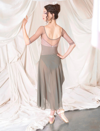 Dellalo Milano Mania 3/4 Length Sleeve Leotard CL 2026 - Planet - THE COLLECTIVE DANCEWEARDellalo Milano Mania 3/4 Length Sleeve Leotard CL 2026 - PlanetmLeotardTHE COLLECTIVE DANCEWEAR