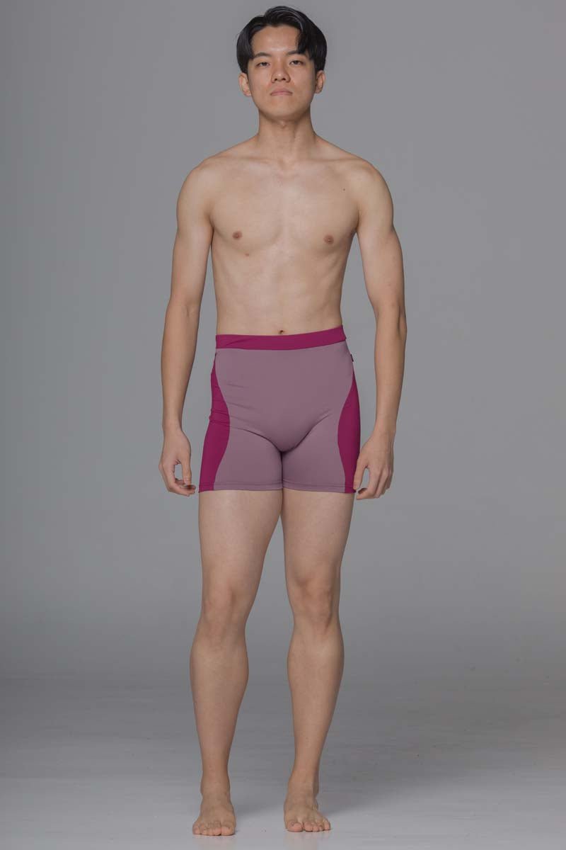 Diverso Men's Double Shorts - Pink & Wine - THE COLLECTIVE DANCEWEARDiverso Men's Double Shorts - Pink & Wine#mSports LeggingsTHE COLLECTIVE DANCEWEAR