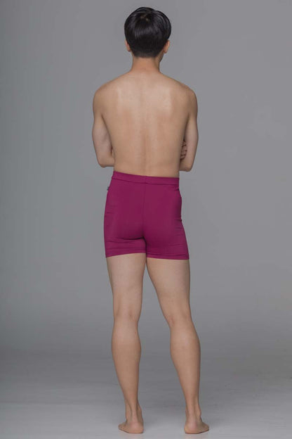 Diverso Men's Double Shorts - Pink & Wine - THE COLLECTIVE DANCEWEARDiverso Men's Double Shorts - Pink & Wine#mSports LeggingsTHE COLLECTIVE DANCEWEAR