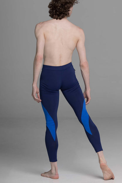 Diverso Men's Eco Tights - Blue Wave - THE COLLECTIVE DANCEWEARDiverso Men's Eco Tights - Blue Wave#mSports LeggingsTHE COLLECTIVE DANCEWEAR