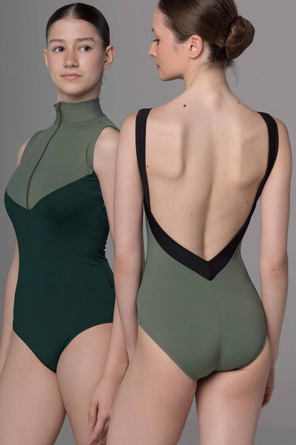 Diverso The Fine Cut Leotard - Olive - THE COLLECTIVE DANCEWEARDiverso The Fine Cut Leotard - OlivemLeotardTHE COLLECTIVE DANCEWEAR