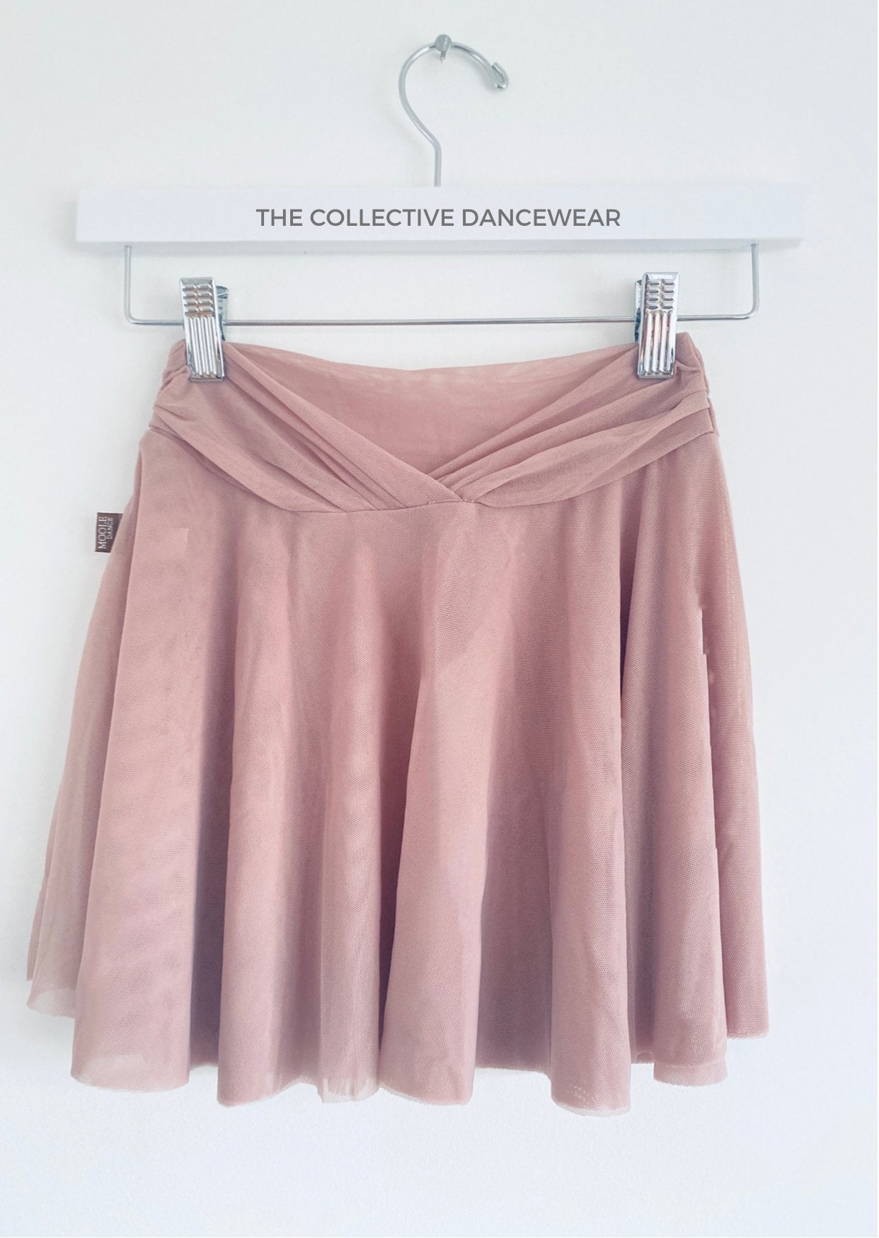 Double Layer Mesh Dance Skirt - Dusky Pink - THE COLLECTIVE DANCEWEARDouble Layer Mesh Dance Skirt - Dusky Pink#mSkirtTHE COLLECTIVE DANCEWEAR