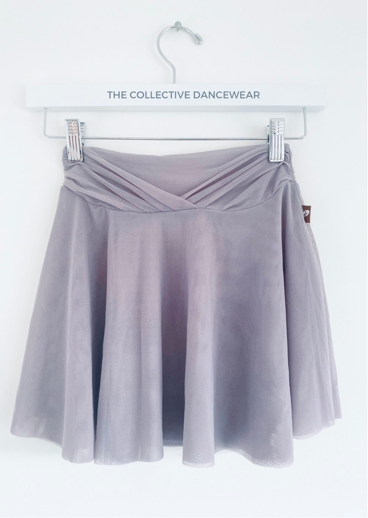 Double Layer Mesh Dance Skirt - Dusky Purple - THE COLLECTIVE DANCEWEARDouble Layer Mesh Dance Skirt - Dusky Purple#mSkirtTHE COLLECTIVE DANCEWEAR