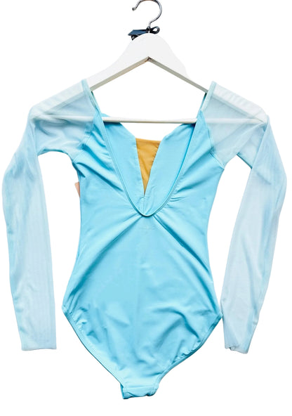 Grishko Carlotta Sleeved Leotard - Ice Blue - THE COLLECTIVE DANCEWEARGrishko Carlotta Sleeved Leotard - Ice BluemLeotardTHE COLLECTIVE DANCEWEAR