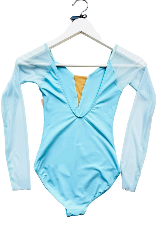 Grishko Carlotta Sleeved Leotard - Ice Blue - THE COLLECTIVE DANCEWEARGrishko Carlotta Sleeved Leotard - Ice BluemLeotardTHE COLLECTIVE DANCEWEAR