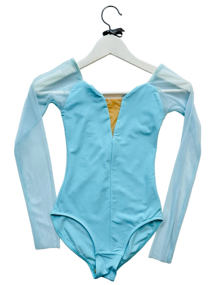 Grishko Carlotta Sleeved Leotard - Ice Blue - THE COLLECTIVE DANCEWEARGrishko Carlotta Sleeved Leotard - Ice BluemLeotardTHE COLLECTIVE DANCEWEAR