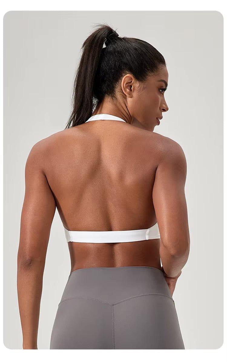 Halter Neck Dance Top w. Twisted Front - Orange - THE COLLECTIVE DANCEWEARHalter Neck Dance Top w. Twisted Front - OrangemSports TopTHE COLLECTIVE DANCEWEAR
