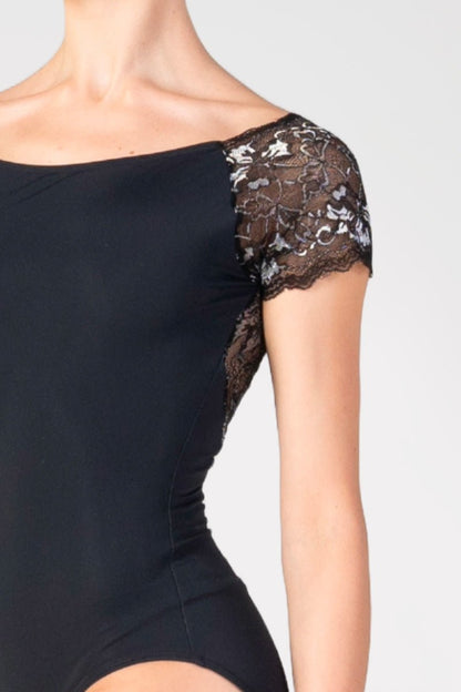 Harmony Cap Sleeve Leotard With Lace Back - THE COLLECTIVE DANCEWEARHarmony Cap Sleeve Leotard With Lace BackmLeotardTHE COLLECTIVE DANCEWEAR