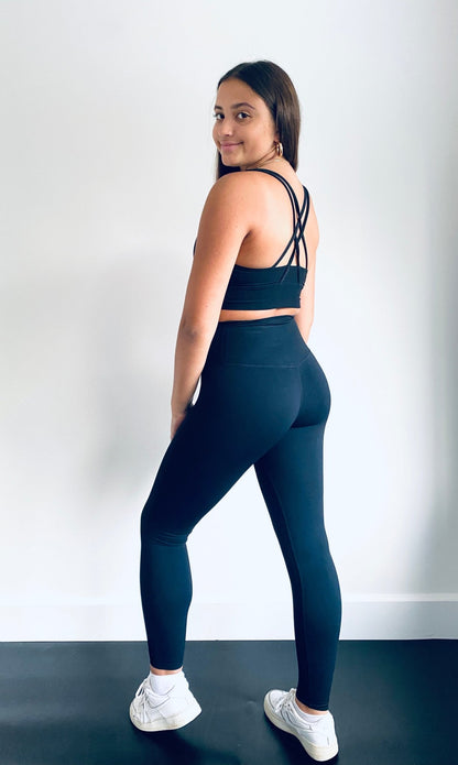 High Waist Dance Leggings - Black - THE COLLECTIVE DANCEWEARHigh Waist Dance Leggings - Black#mSports LeggingsTHE COLLECTIVE DANCEWEAR