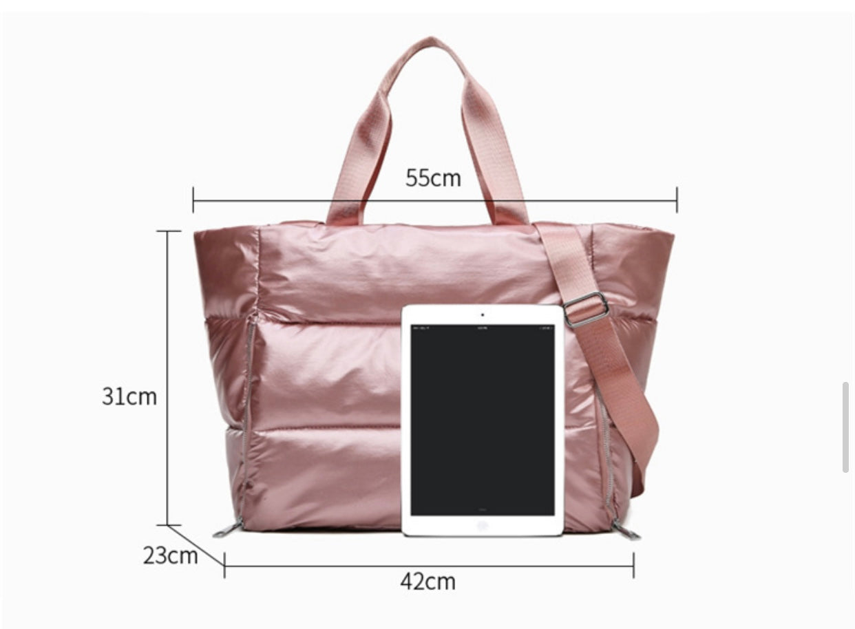 Large ballet, yoga dance bag in pink from The Collective Dancewear