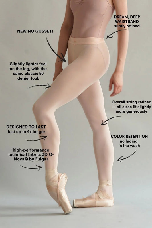 Imperfect Pointes Ballet Tights Convertible - Pink