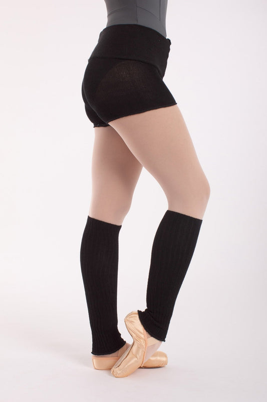 Intermezzo Dotti Knitted Shorts in Bamboo - Black - THE COLLECTIVE DANCEWEARIntermezzo Dotti Knitted Shorts in Bamboo - Black#mwarm upsTHE COLLECTIVE DANCEWEAR