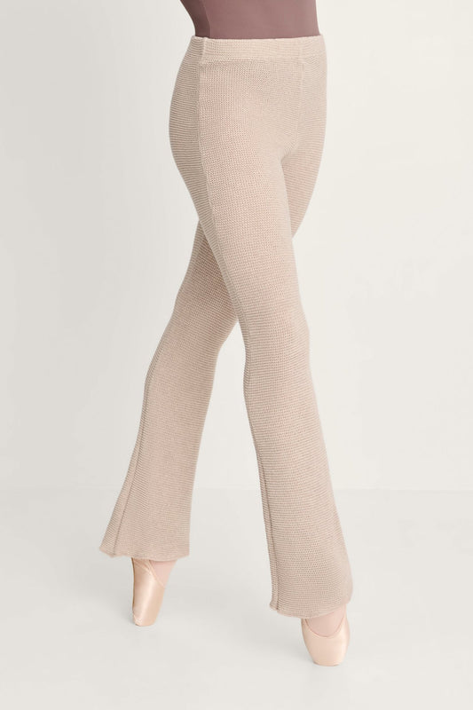 Intermezzo Halima Knitted Warmup Pants - Beige - Collective DancewearIntermezzo Halima Knitted Warmup Pants - Beigemwarm upsCollective Dancewear