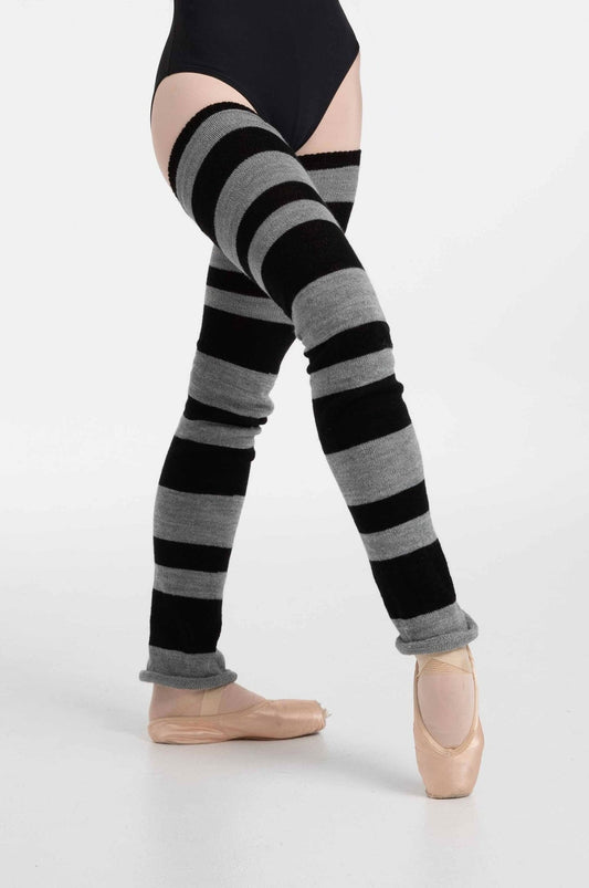 Intermezzo Polpay Long Legwarmers - Grey & Black - THE COLLECTIVE DANCEWEARIntermezzo Polpay Long Legwarmers - Grey & Black#mwarm upsTHE COLLECTIVE DANCEWEAR