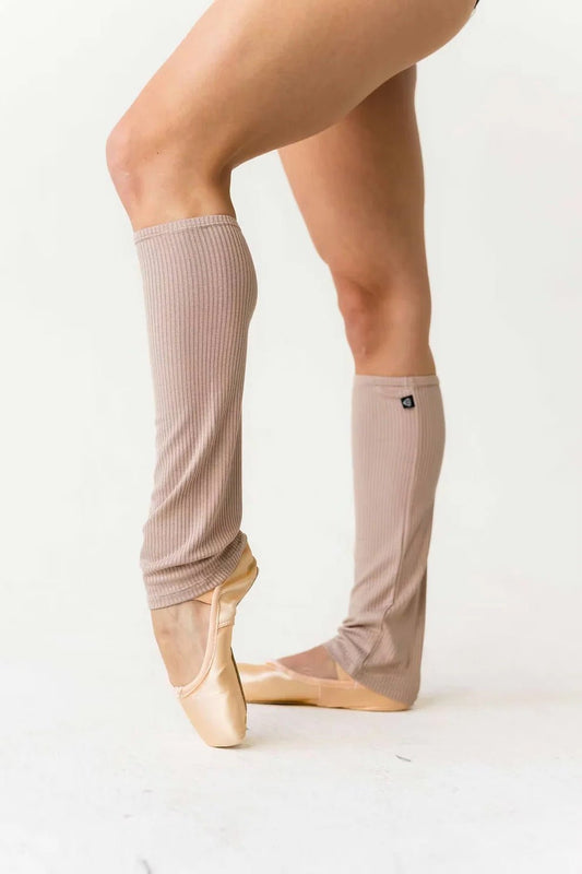 Jule Dancewear - 16" Legwarmer - Latte Rib - THE COLLECTIVE DANCEWEARJule Dancewear - 16" Legwarmer - Latte RibmLeotardTHE COLLECTIVE DANCEWEAR