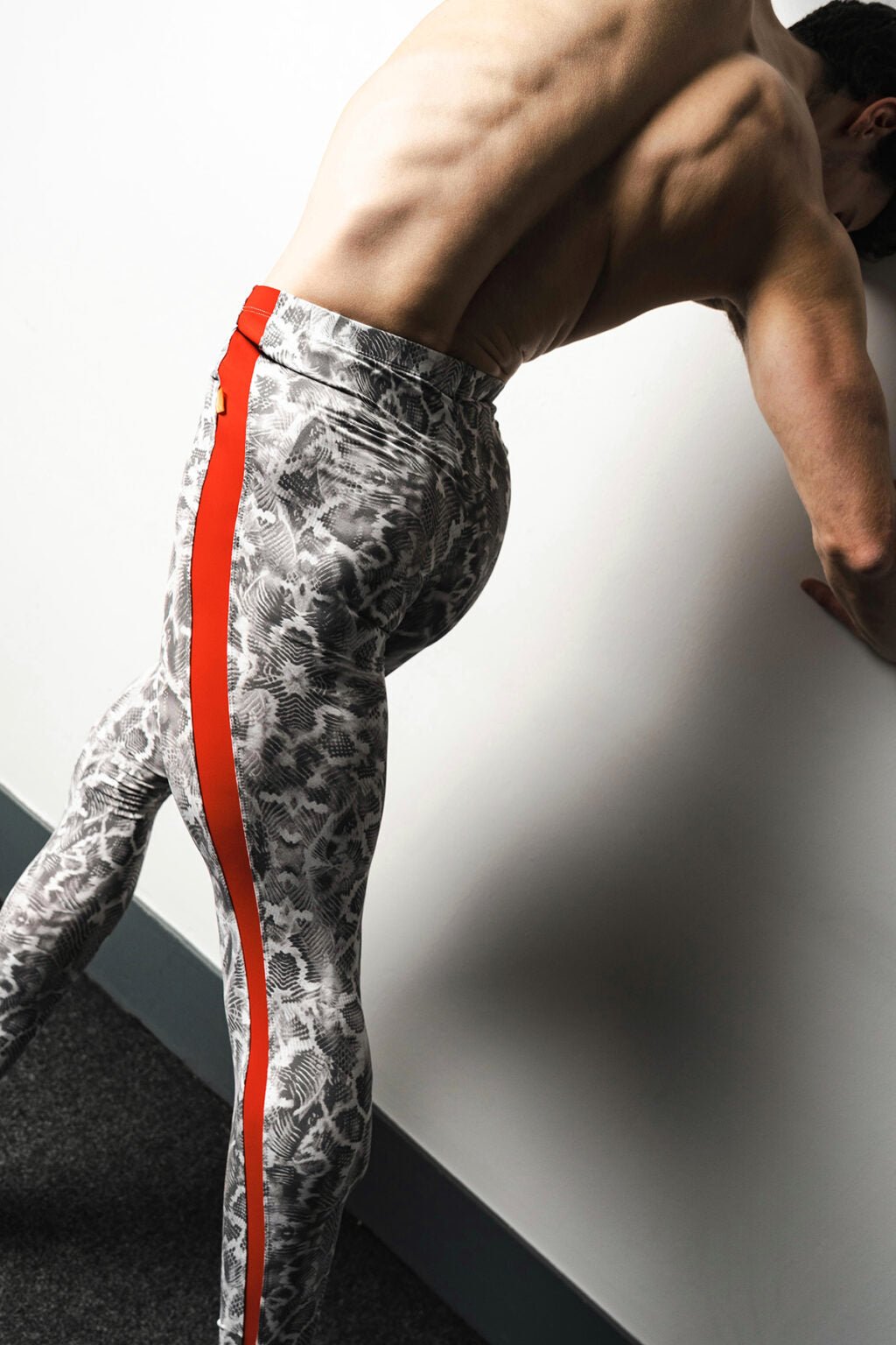 Keithlink KeithLink Aquilo Tights - Snake Print With Red Stripe - THE COLLECTIVE ...