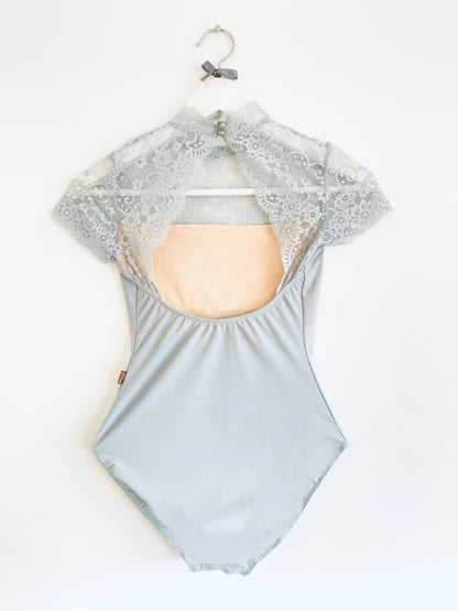 Keyhole Back Lace Leotard  Green  COLLECTIVE DANCEWEARKeyhole Back Lace Leotard - Green#mLeotardTHE COLLECTIVE DANCEWEAR