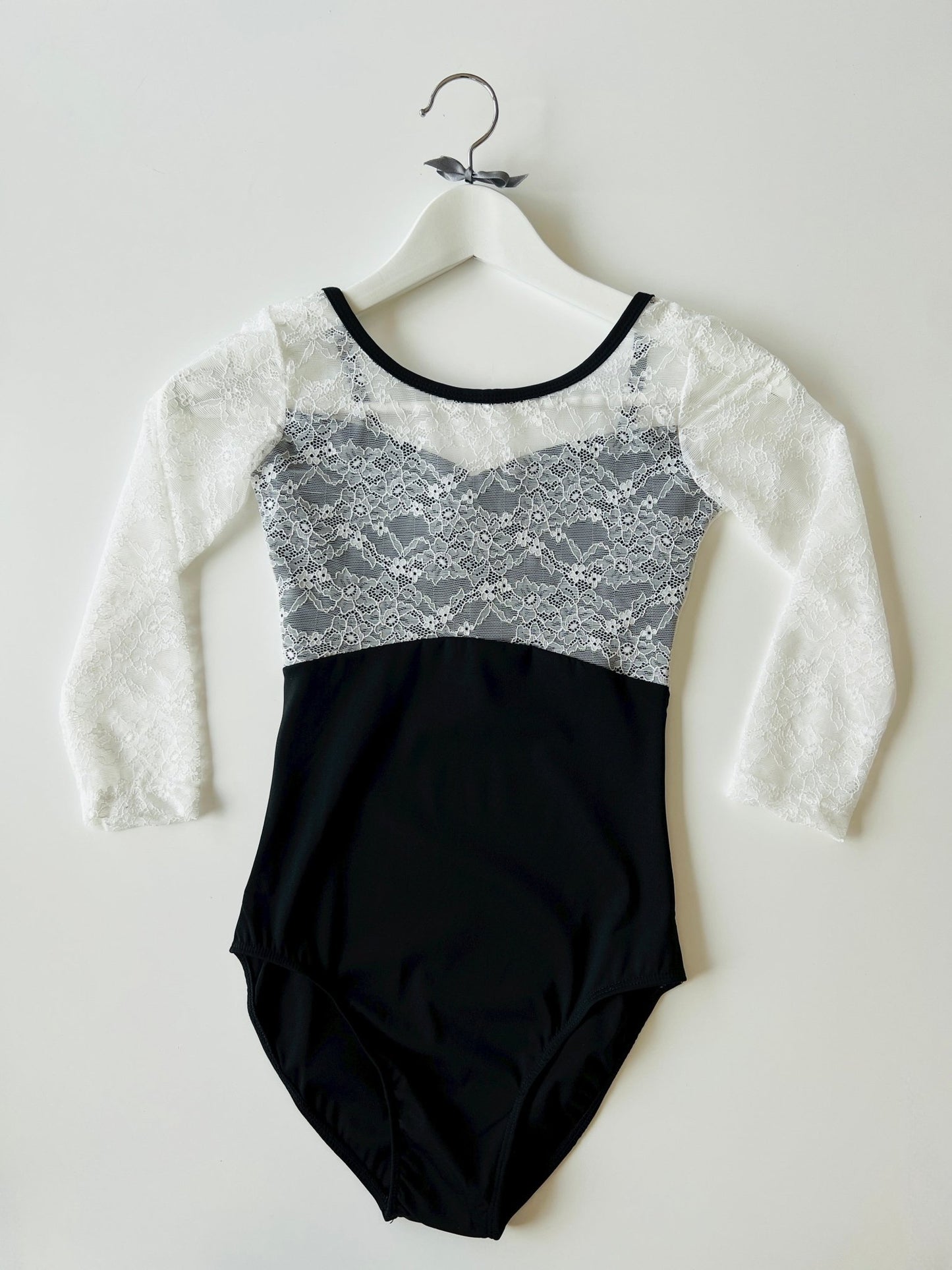 Lace Sleeve Leotard - Black - THE COLLECTIVE DANCEWEAR Lace Sleeve Leotard - Black#mLeotardTHE COLLECTIVE DANCEWEAR