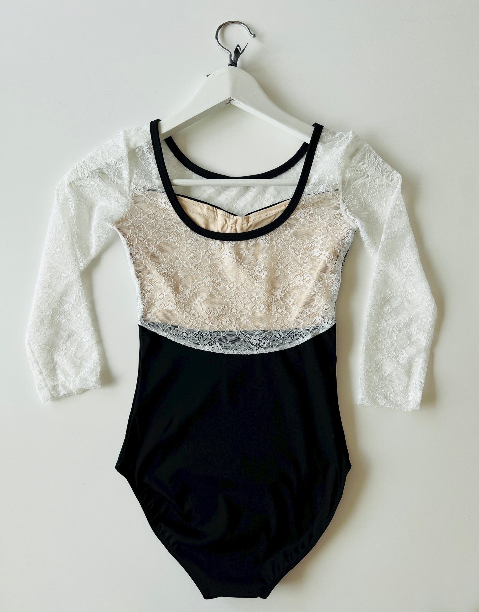 Lace Sleeve Leotard - Black - THE COLLECTIVE DANCEWEAR Lace Sleeve Leotard - Black#mLeotardTHE COLLECTIVE DANCEWEAR