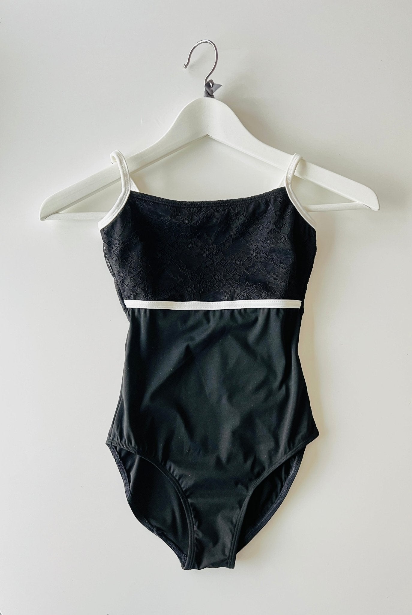 Lace Top Camisole Leotard - Black - THE COLLECTIVE DANCEWEARLace Top Camisole Leotard - Black#mLeotardTHE COLLECTIVE DANCEWEAR