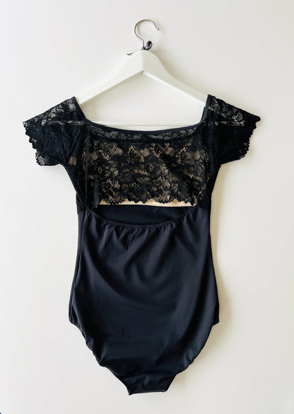 Lace Top Leotard - Black - THE COLLECTIVE DANCEWEARLace Top Leotard - Black#mLeotardTHE COLLECTIVE DANCEWEAR