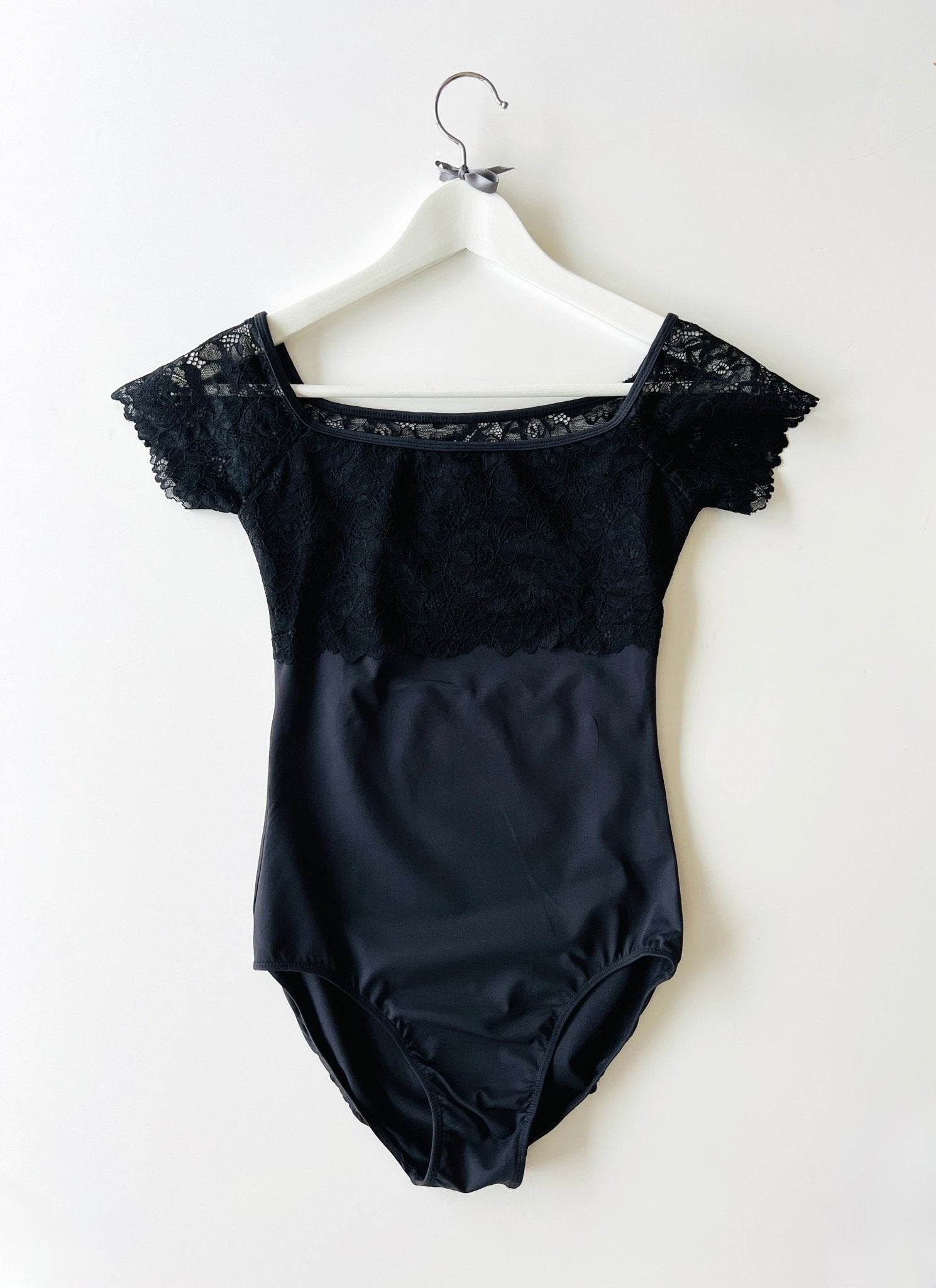 Lace Top Leotard - Black - THE COLLECTIVE DANCEWEARLace Top Leotard - Black#mLeotardTHE COLLECTIVE DANCEWEAR