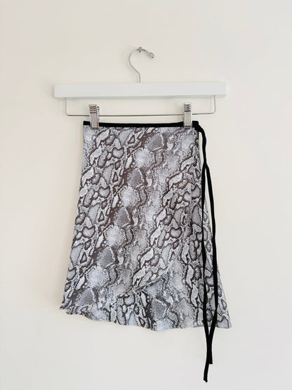 MaeWear Short Wrap Skirt - SnakeSkin - THE COLLECTIVE DANCEWEARMaeWear Short Wrap Skirt - SnakeSkinmSKIRTTHE COLLECTIVE DANCEWEAR
