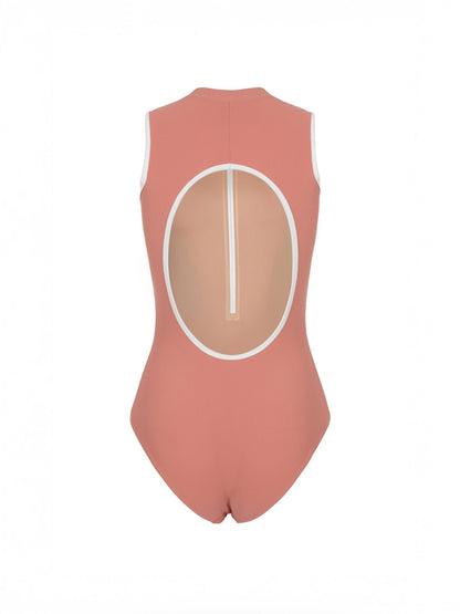 Mara Aura Zip Up Leotard - Coral - THE COLLECTIVE DANCEWEARMara Aura Zip Up Leotard - CoralmLeotardTHE COLLECTIVE DANCEWEAR