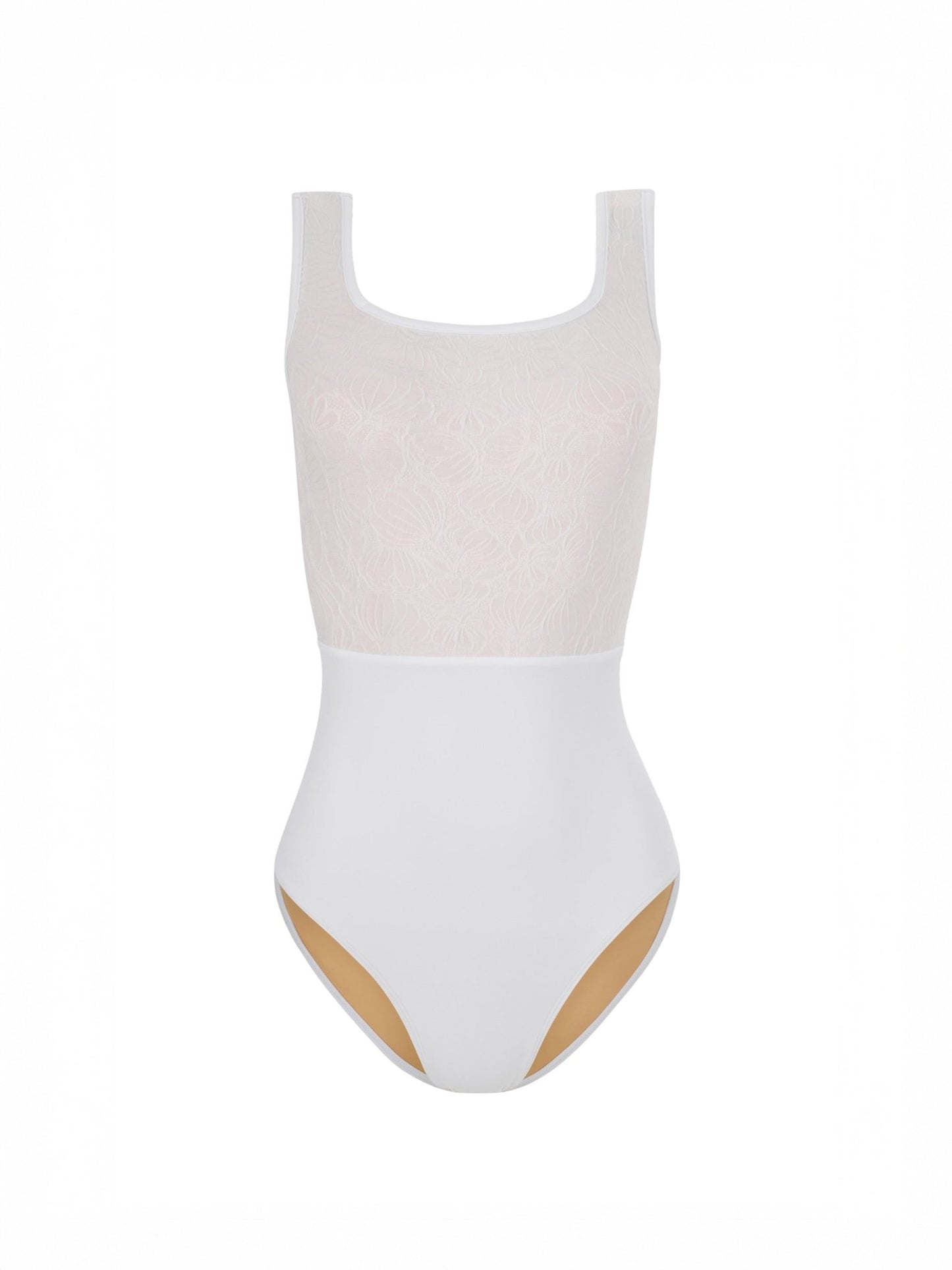 Mara Flora Leotard - Pearl White - THE COLLECTIVE DANCEWEARMara Flora Leotard - Pearl WhitemLeotardTHE COLLECTIVE DANCEWEAR