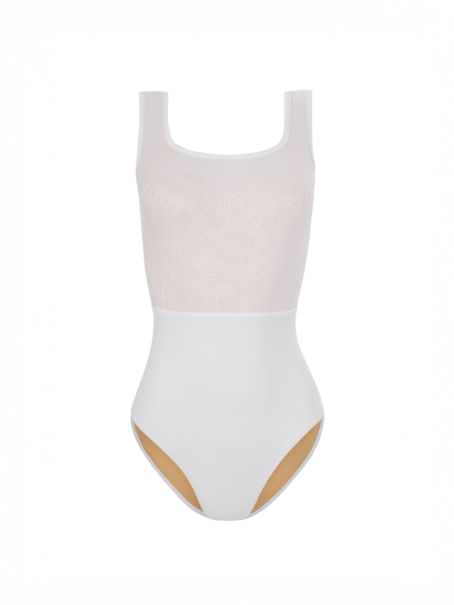 Mara Flora Leotard - Pearl White - THE COLLECTIVE DANCEWEARMara Flora Leotard - Pearl WhitemLeotardTHE COLLECTIVE DANCEWEAR