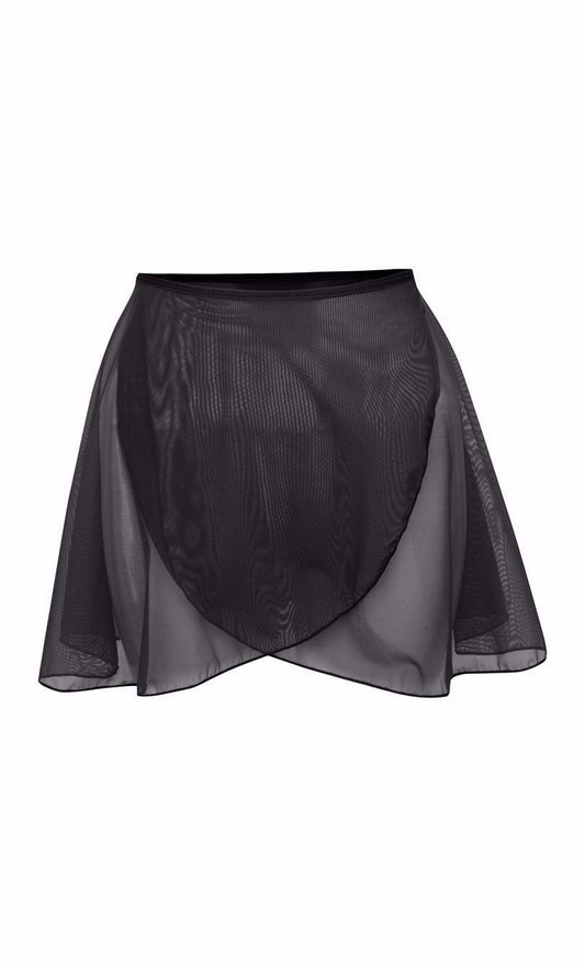 RAD Wrap Skirt - Fleur for Grades 6, 7 & 8 - Black - THE COLLECTIVE DANCEWEARRAD Wrap Skirt - Fleur for Grades 6, 7 & 8 - BlackmLeotardTHE COLLECTIVE DANCEWEAR