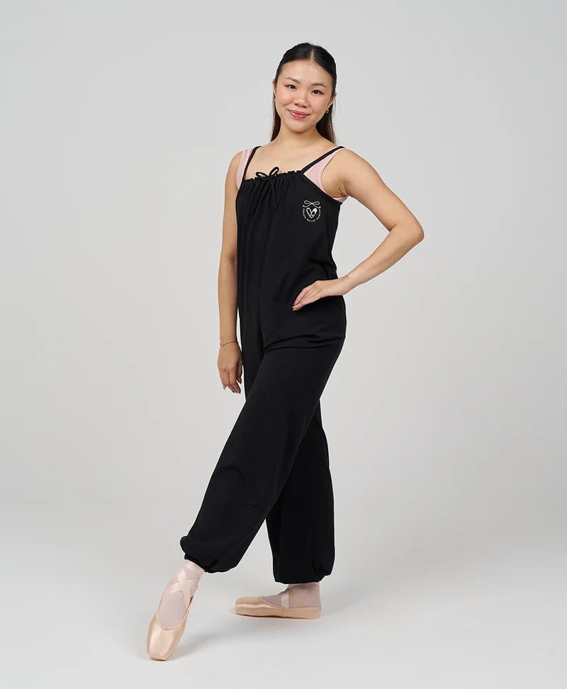 Sonata Dalia Relaxed Warm-Up Jumpsuit - Black - Collective DancewearSonata Dalia Relaxed Warm-Up Jumpsuit - Black#mLeotardCollective Dancewear