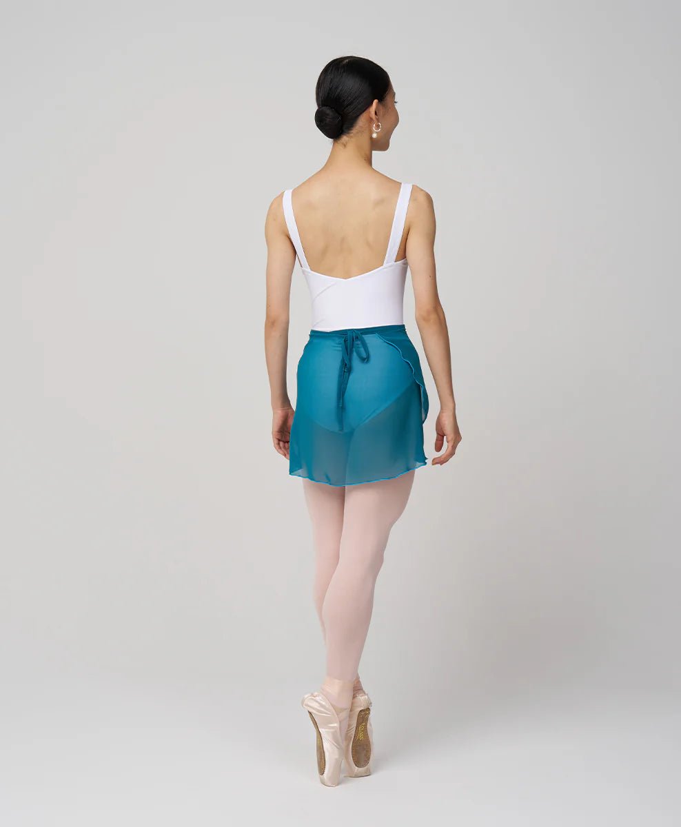 Sonata Short Wrap Skirt - Mallard Teal - THE COLLECTIVE DANCEWEARSonata Short Wrap Skirt - Mallard Teal#mSkirtTHE COLLECTIVE DANCEWEAR