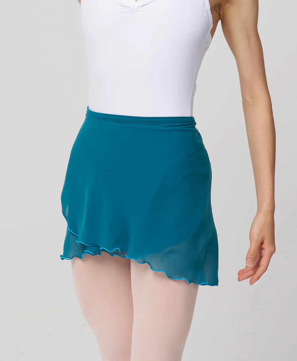 Sonata Short Wrap Skirt - Mallard Teal - THE COLLECTIVE DANCEWEARSonata Short Wrap Skirt - Mallard Teal#mSkirtTHE COLLECTIVE DANCEWEAR