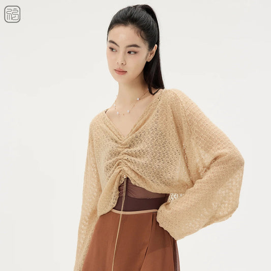Sonnet Dance Oversized Warm Up Top - Beige - THE COLLECTIVE DANCEWEARSonnet Dance Oversized Warm Up Top - BeigemLeotardTHE COLLECTIVE DANCEWEAR