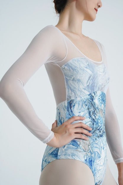 Sonnet Dance The Abstract Swan Lake Long Sleeve Leotard - THE COLLECTIVE DANCEWEARSonnet Dance The Abstract Swan Lake Long Sleeve LeotardmLeotardTHE COLLECTIVE DANCEWEAR