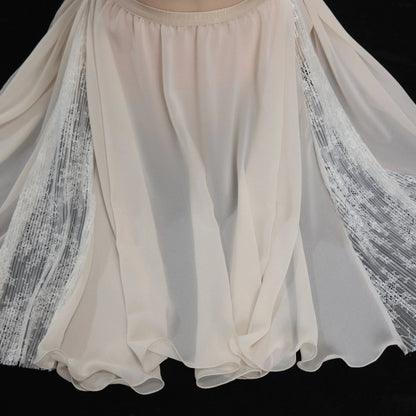 Sonnet Dance The Chiffon Skirt with Lace - Cream - THE COLLECTIVE DANCEWEARSonnet Dance The Chiffon Skirt with Lace - CreammSKIRTTHE COLLECTIVE DANCEWEAR