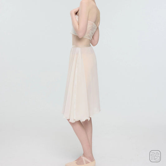 Sonnet Dance The Chiffon Skirt with Lace - Cream - THE COLLECTIVE DANCEWEARSonnet Dance The Chiffon Skirt with Lace - CreammSKIRTTHE COLLECTIVE DANCEWEAR