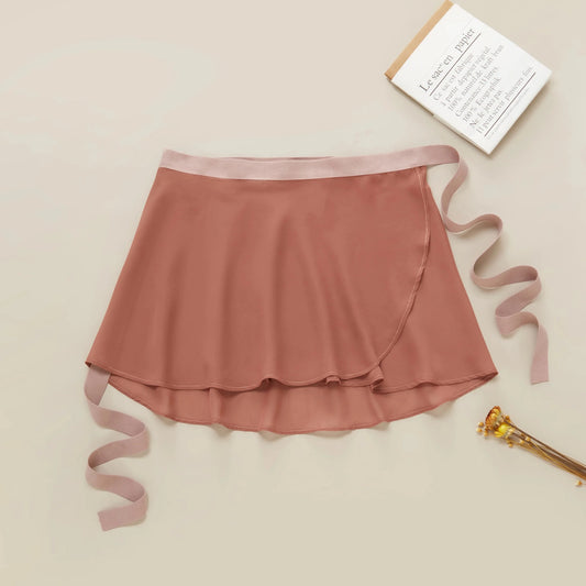 Sonnet Dance The Contrast Wrap Skirt - Dusty Rose - Collective DancewearSonnet Dance The Contrast Wrap Skirt - Dusty Rose#mSKIRTCollective Dancewear