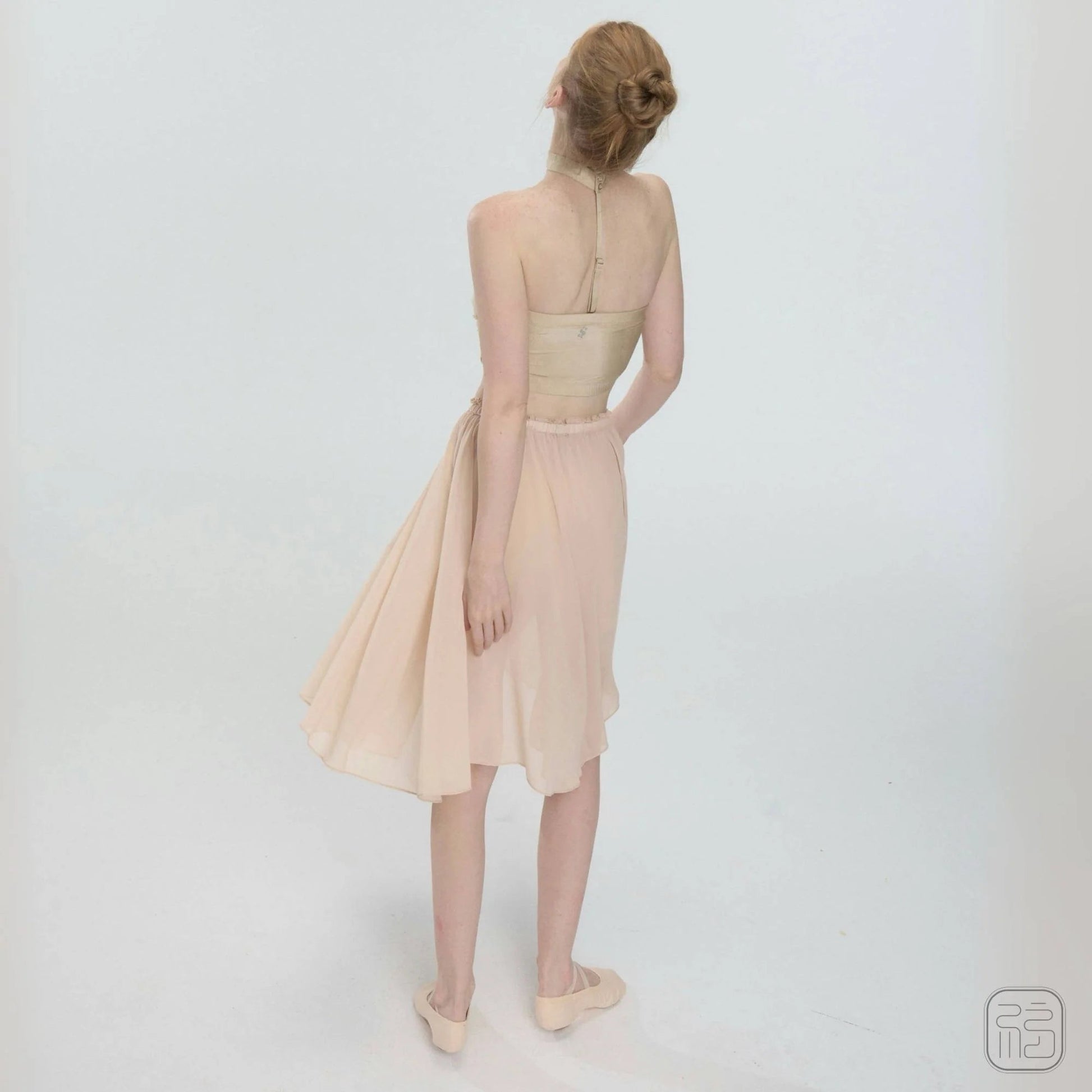 Sonnet Dance The Ecru Flowy Chiffon Skirt - Nude Pink - THE COLLECTIVE DANCEWEARSonnet Dance The Ecru Flowy Chiffon Skirt - Nude PinkmSKIRTTHE COLLECTIVE DANCEWEAR