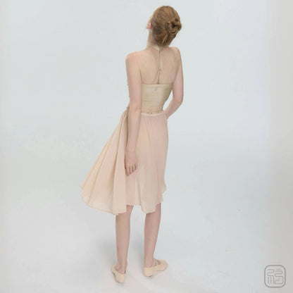 Sonnet Dance The Ecru Flowy Chiffon Skirt - Nude Pink - THE COLLECTIVE DANCEWEARSonnet Dance The Ecru Flowy Chiffon Skirt - Nude PinkmSKIRTTHE COLLECTIVE DANCEWEAR