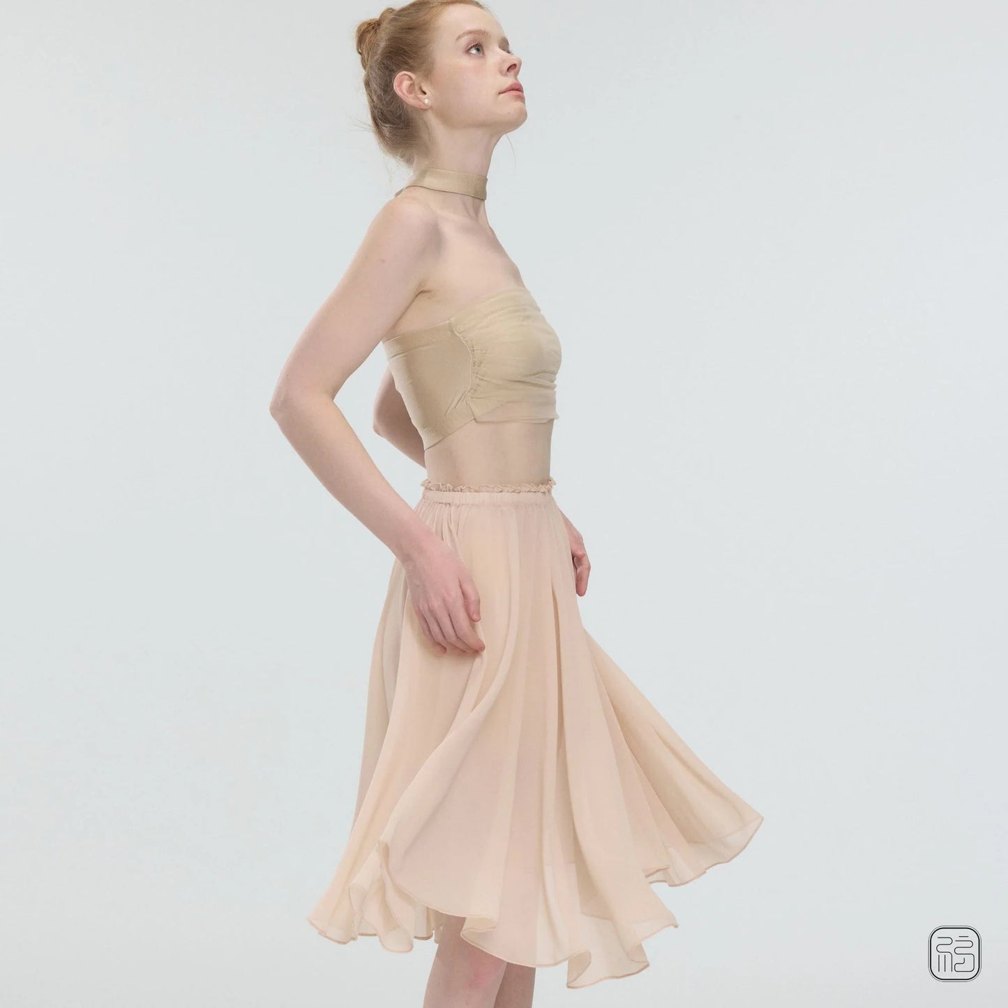 Sonnet Dance The Ecru Flowy Chiffon Skirt - Nude Pink - THE COLLECTIVE DANCEWEARSonnet Dance The Ecru Flowy Chiffon Skirt - Nude PinkmSKIRTTHE COLLECTIVE DANCEWEAR