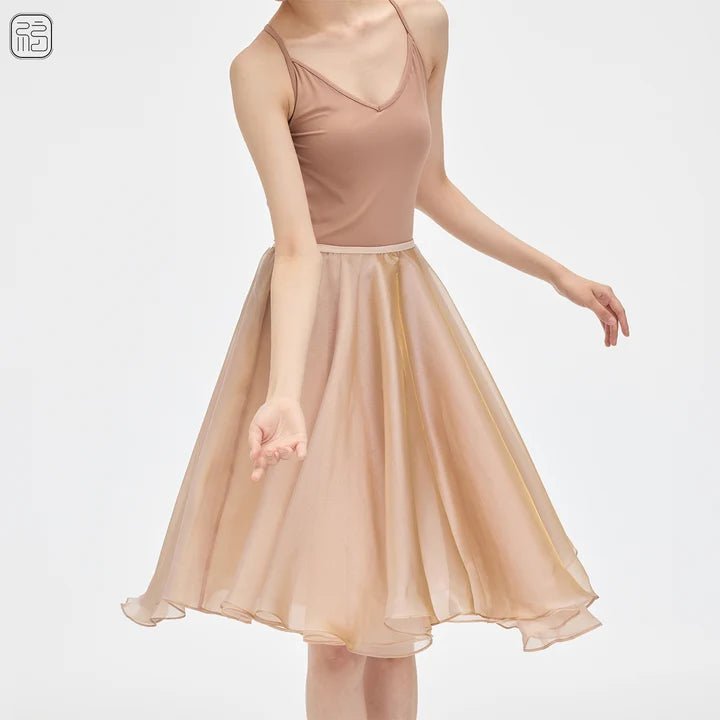 Sonnet Dance The Glace Double Layer Skirt - Pearlescent gold - Collective DancewearSonnet Dance The Glace Double Layer Skirt - Pearlescent gold#mSKIRTCollective Dancewear