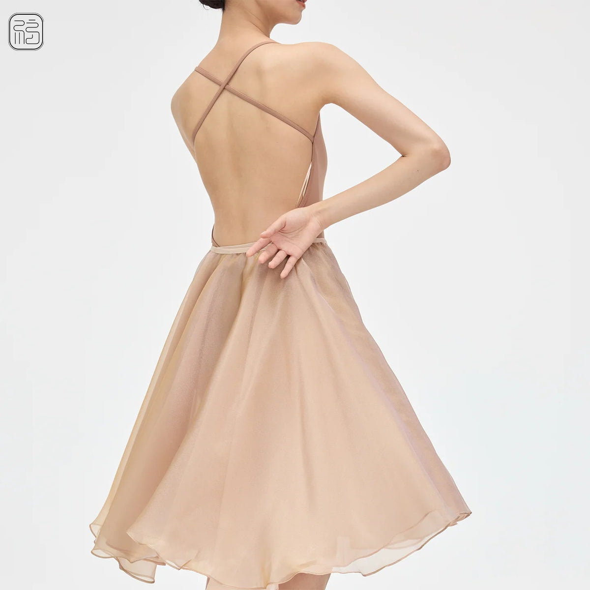 Sonnet Dance The Glace Double Layer Skirt - Pearlescent gold - Collective DancewearSonnet Dance The Glace Double Layer Skirt - Pearlescent gold#mSKIRTCollective Dancewear