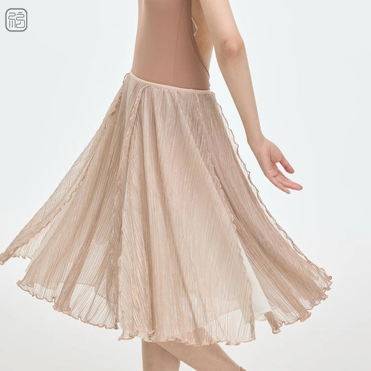 Sonnet Dance The Petal Double Layer Practice Skirt - Champagne Gold - Collective DancewearSonnet Dance The Petal Double Layer Practice Skirt - Champagne GoldmSKIRTCollective Dancewear