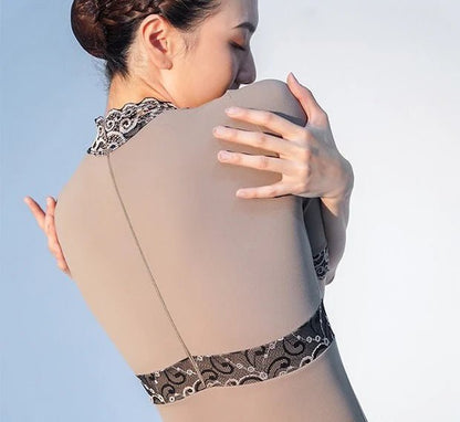 Sonnet Dance The Queen Sleeved Lace Leotard - THE COLLECTIVE DANCEWEARSonnet Dance The Queen Sleeved Lace LeotardmLeotardTHE COLLECTIVE DANCEWEAR