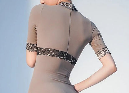 Sonnet Dance The Queen Sleeved Lace Leotard - THE COLLECTIVE DANCEWEARSonnet Dance The Queen Sleeved Lace LeotardmLeotardTHE COLLECTIVE DANCEWEAR