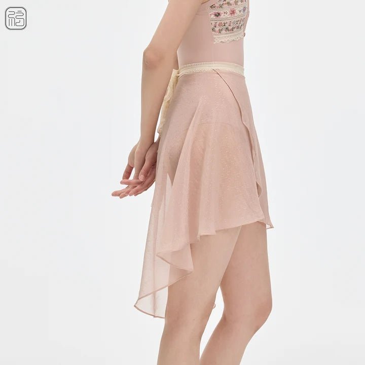 Sonnet Dance The Textured Ballet Wrap Skirt - Rose - Collective DancewearSonnet Dance The Textured Ballet Wrap Skirt - RosemSKIRTCollective Dancewear