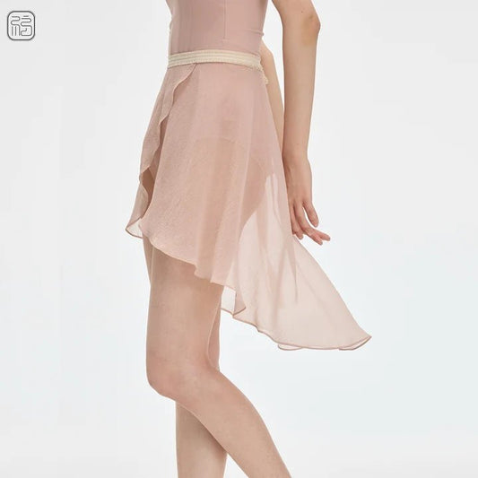 Sonnet Dance The Textured Ballet Wrap Skirt - Rose - Collective DancewearSonnet Dance The Textured Ballet Wrap Skirt - RosemSKIRTCollective Dancewear