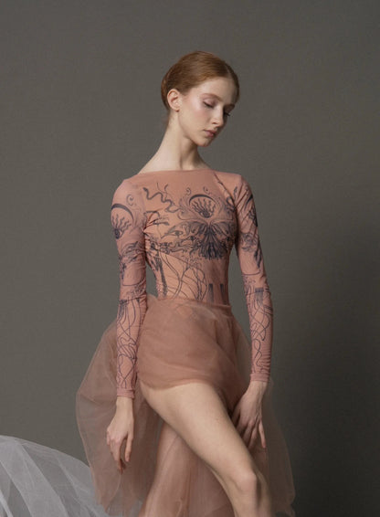 Susha More Cleo Long Sleeve Leotard - THE COLLECTIVE DANCEWEARSusha More Cleo Long Sleeve LeotardmLeotardTHE COLLECTIVE DANCEWEAR